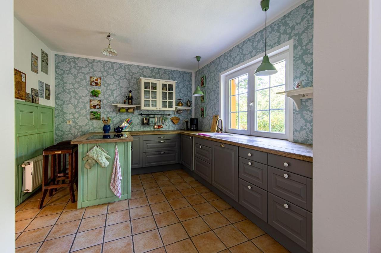 Ferienhaus Mittelmuhle Apartment ทอยพิทซ์ ภายนอก รูปภาพ