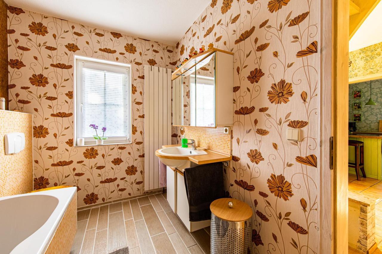 Ferienhaus Mittelmuhle Apartment ทอยพิทซ์ ภายนอก รูปภาพ