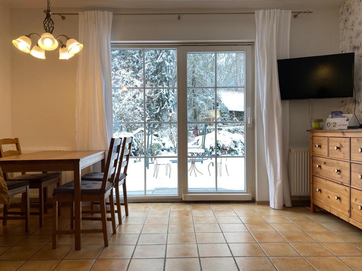 Ferienhaus Mittelmuhle Apartment ทอยพิทซ์ ภายนอก รูปภาพ